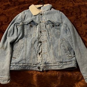 This is a Jean jacket only worn once very good condition